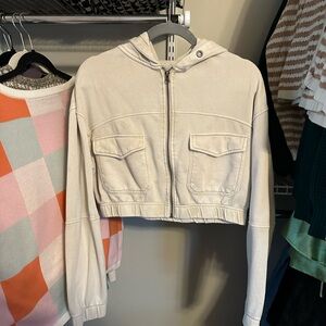 Urban Outfitters Cream Utility Jacket